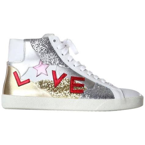 ysl sneakers glitter|ysl sneakers price.